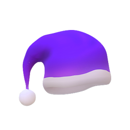 Purple Santa Hat